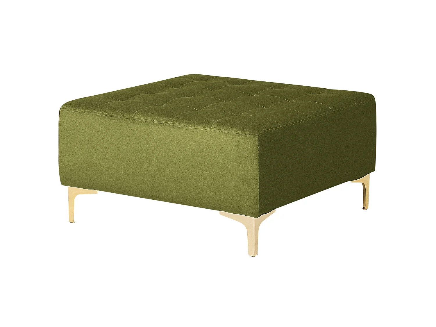 Ottoman ABERDEEN Velours Vert