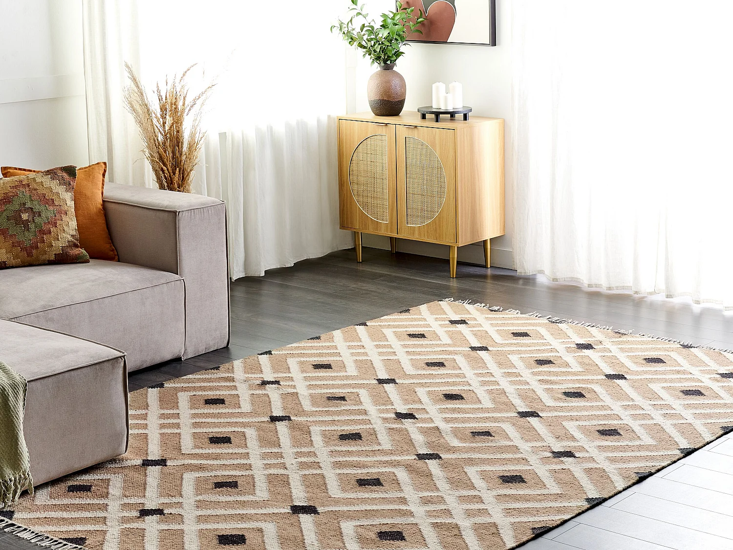 Tapis ESENCIK 200 x 300 cm Jute Beige