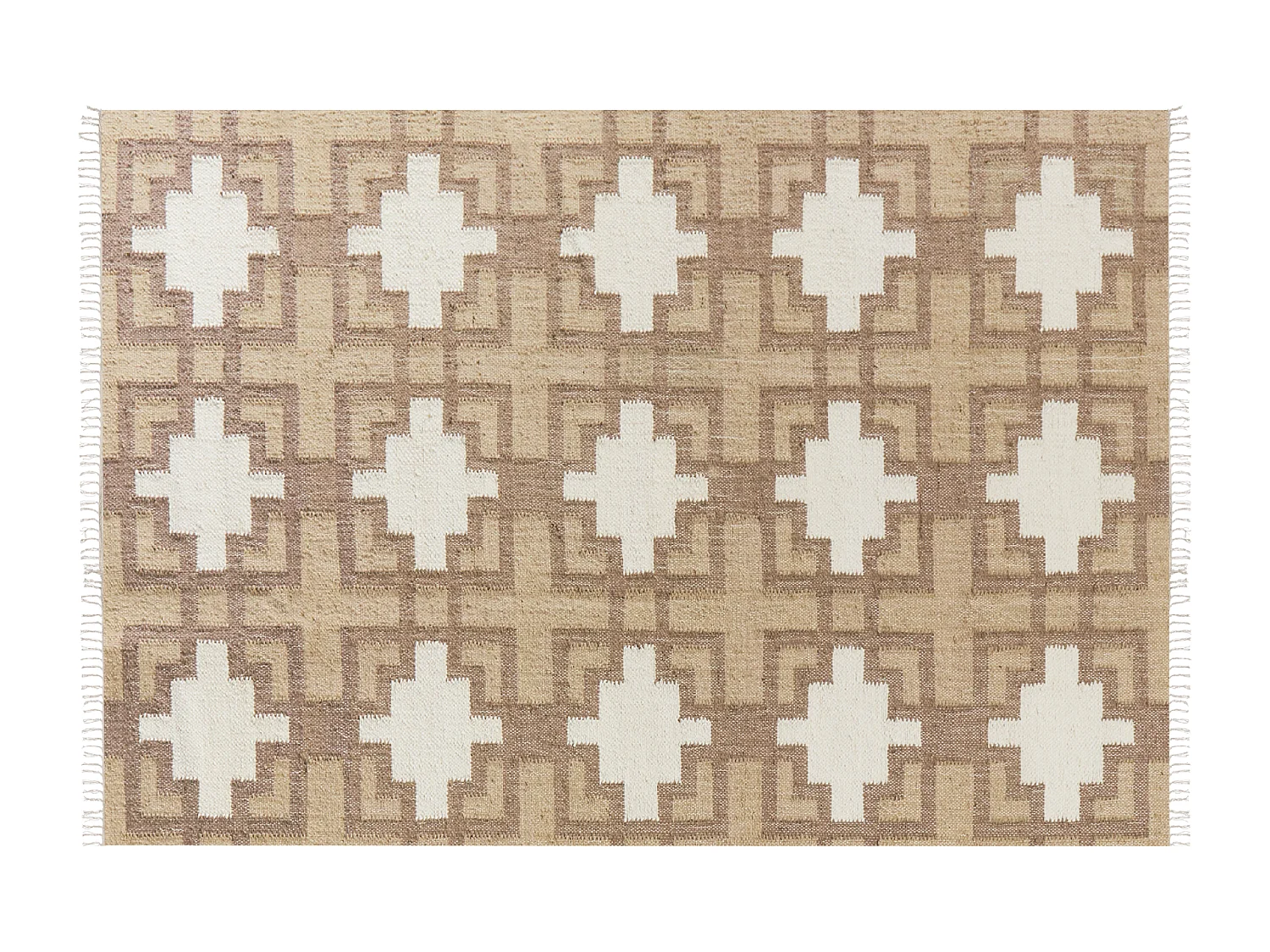 Alfombra KONURTAY 160 x 230 cm Yute Beige