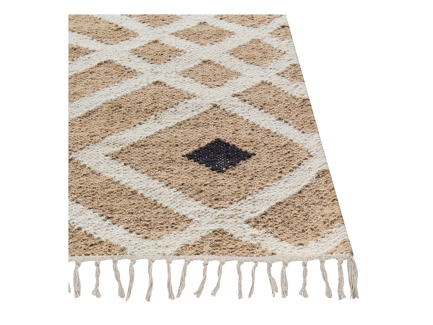Teppich ESENCIK 160 x 230 cm Jute Beige