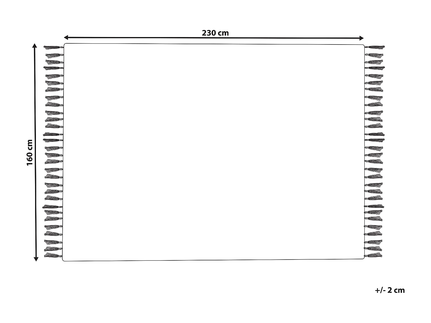 Tapete ESENCIK 160 x 230 cm Juta Creme