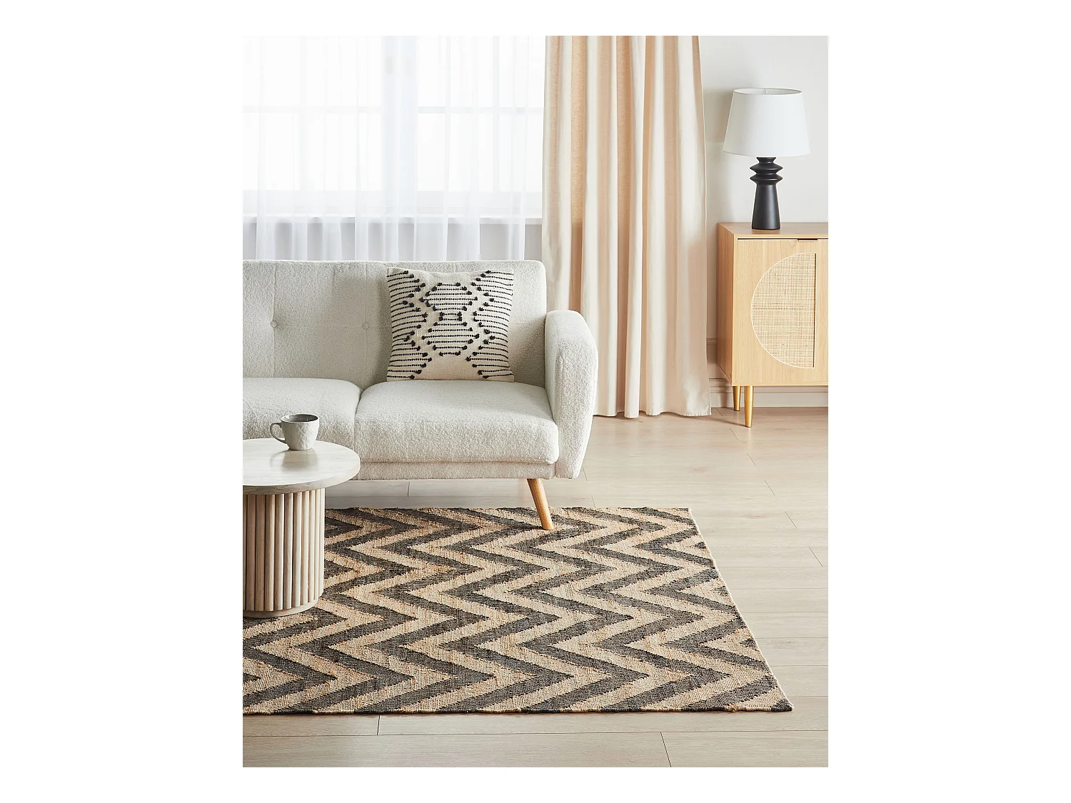 Tapis DEDEPINARI Beige 160 x 230 cm Jute