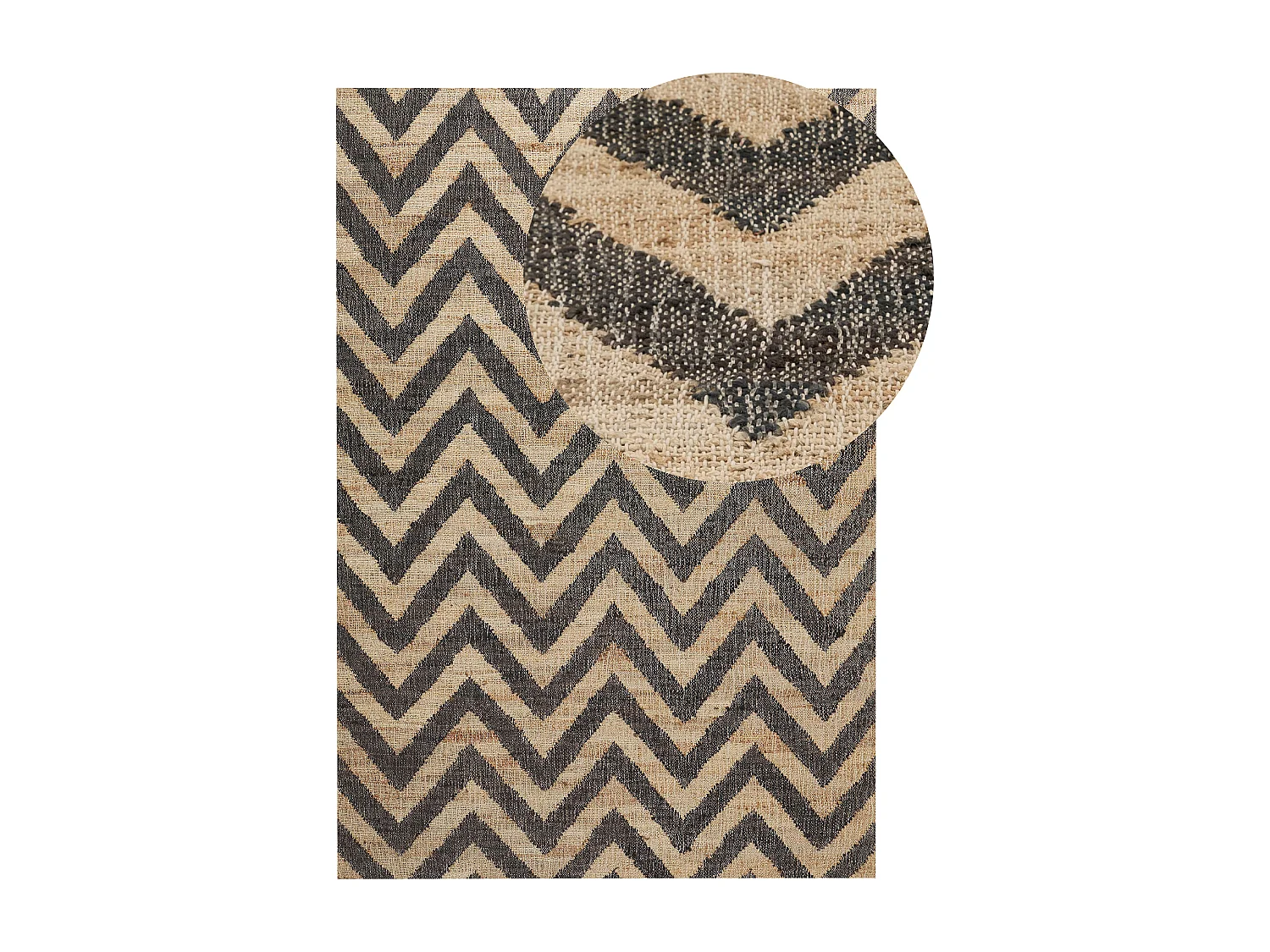 Tapis DEDEPINARI Beige 160 x 230 cm Jute