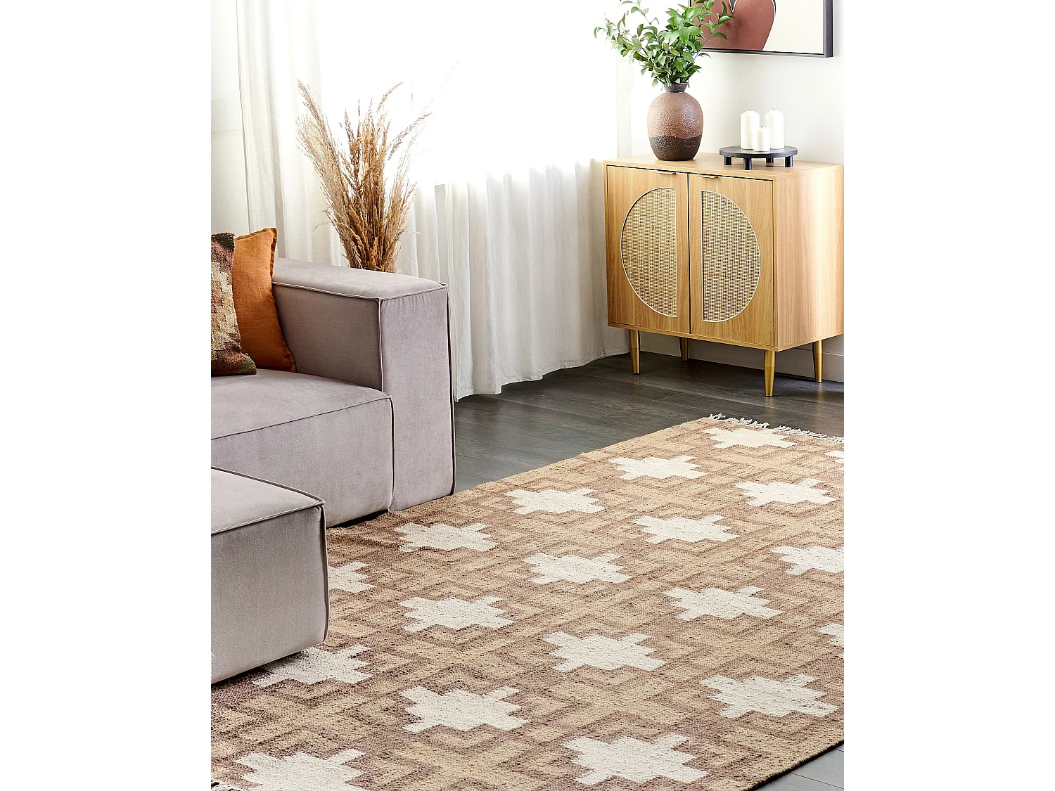 Teppich KONURTAY 200 x 300 cm Jute Beige