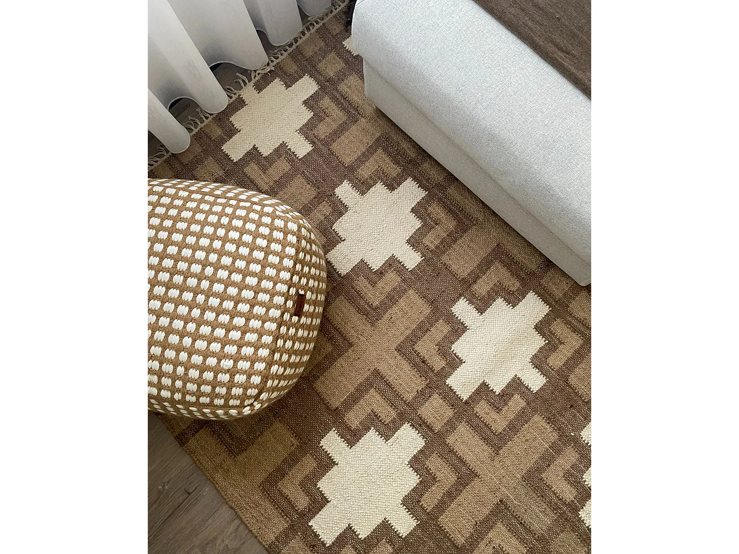 Tapis KONURTAY 200 x 300 cm Jute Beige