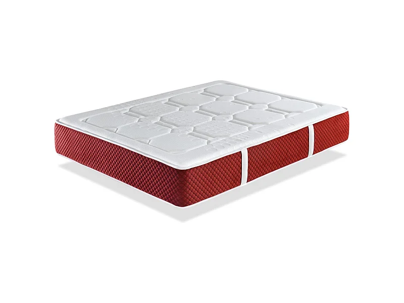 Schaumstoffmatratze 160X190 EKO-PREMIUM, Höhe 30 CM, Schaumstoff + viskoelastisch. Ausgezeichnete Ergonomie und Atmungsaktivität. Mittlere Festigkeit