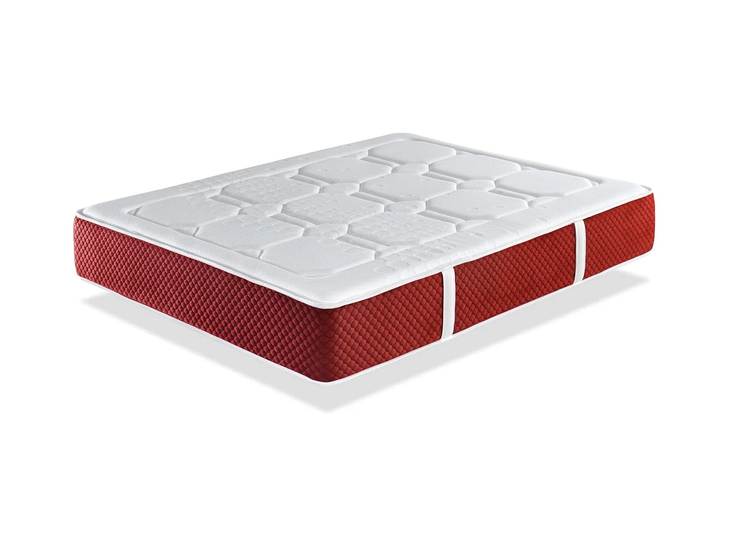Matelas en mousse 160X190 EKO-PREMIUM, hauteur 30 CM, mousse + viscoélastique. Excellente ergonomie et respirabilité. Fermeté moyenne