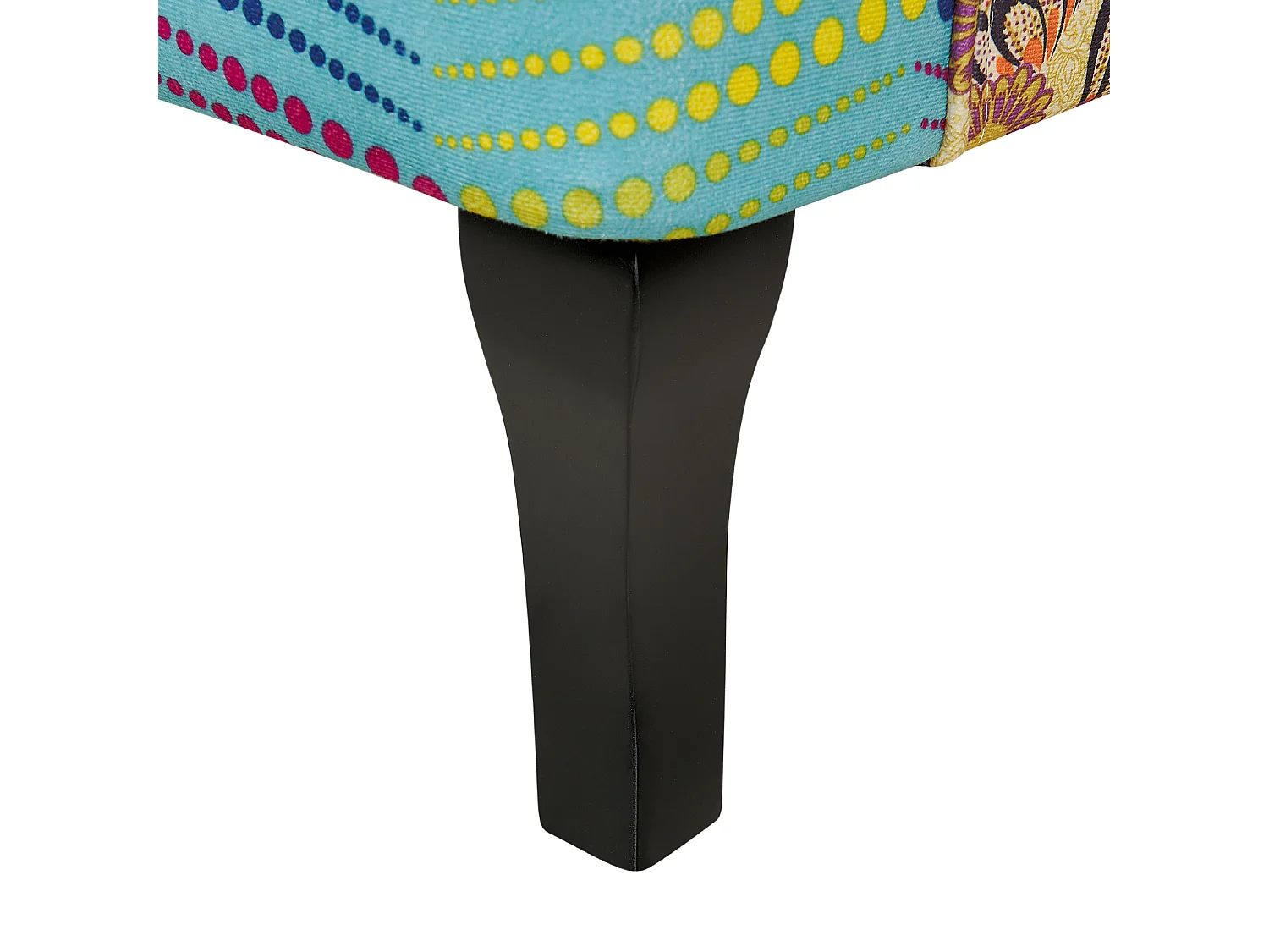 Poltrona Wingback MOLDE Tessuto Blu