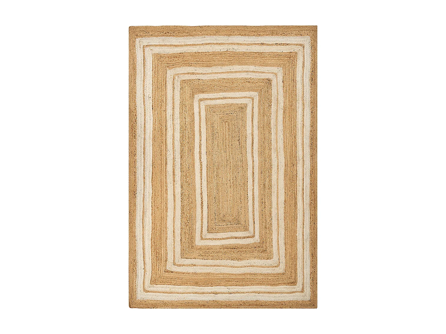 Dywan z juty 200 x 300 cm beżowy ELMALI