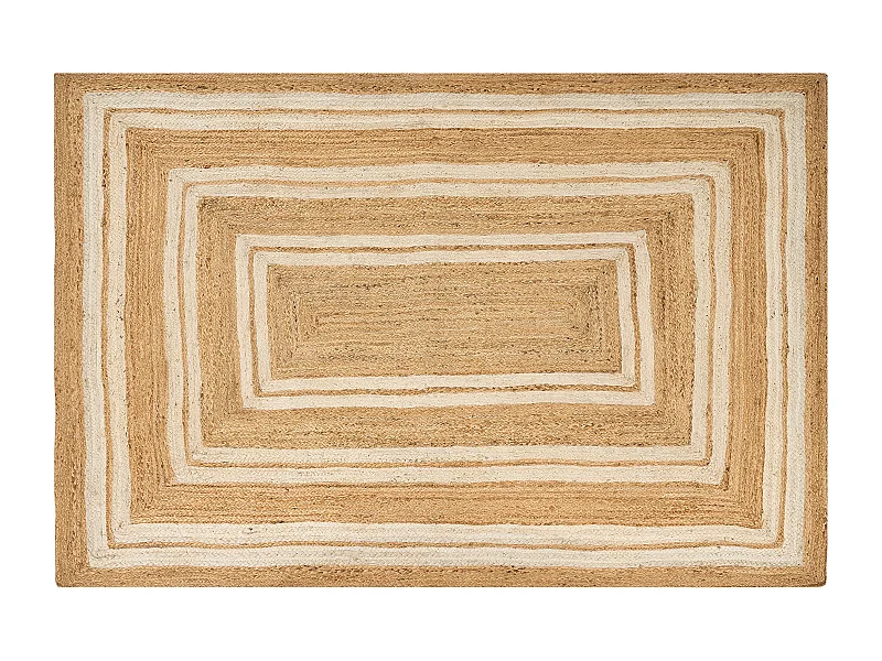 Dywan z juty 200 x 300 cm beżowy ELMALI