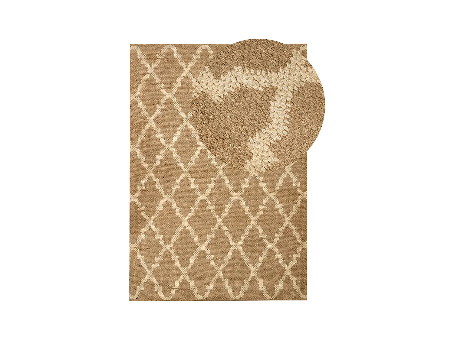 Tapis MERMER Beige 160 x 230 cm Jute