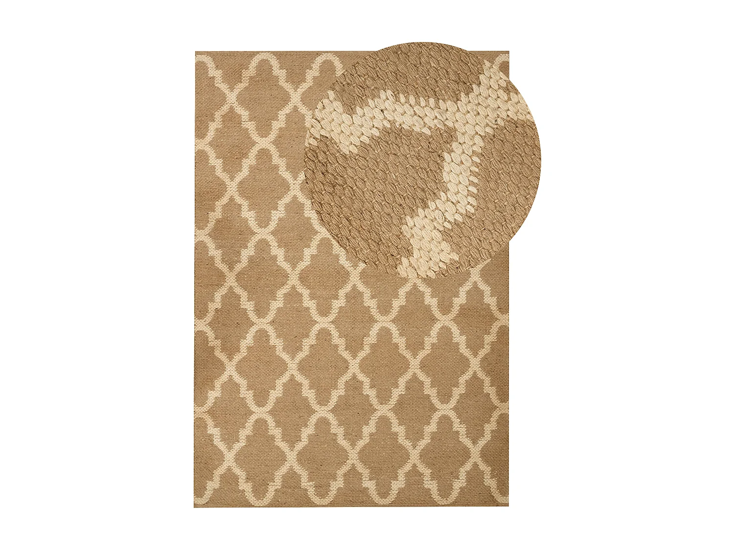 Tapis MERMER Beige 160 x 230 cm Jute