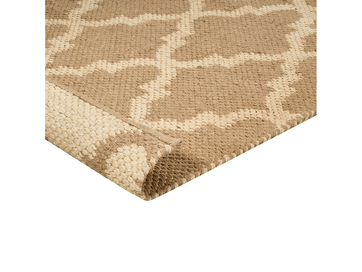 Tappeto iuta beige 200 x 300 cm MERMER