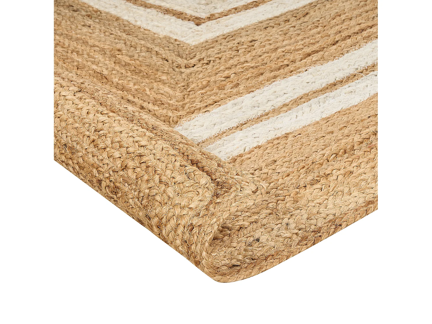 Alfombra ELMALI 160 x 230 cm Yute Beige