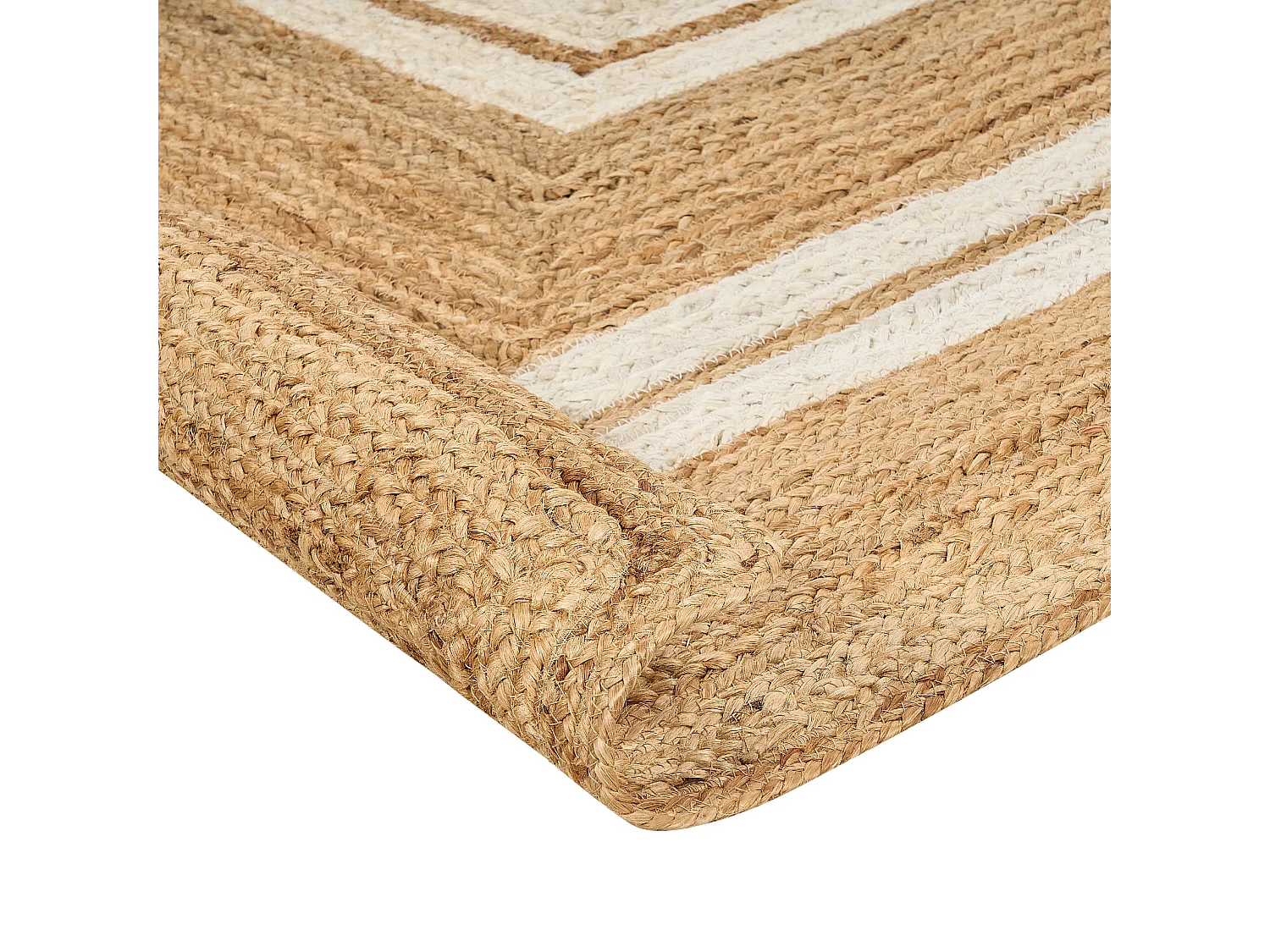 Dywan z juty 160 x 230 cm beżowy ELMALI