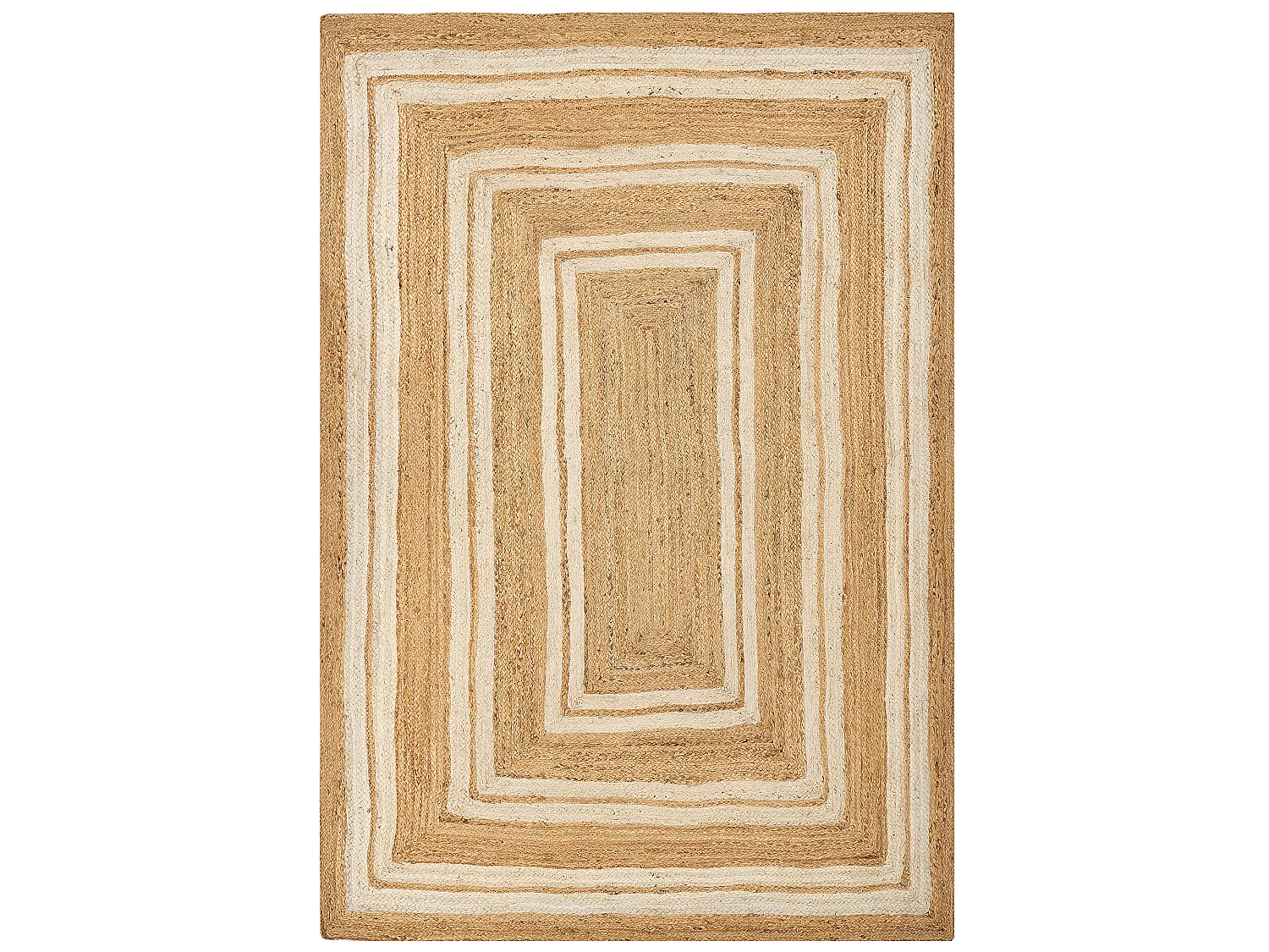 Teppich ELMALI 160 x 230 cm Jute Beige