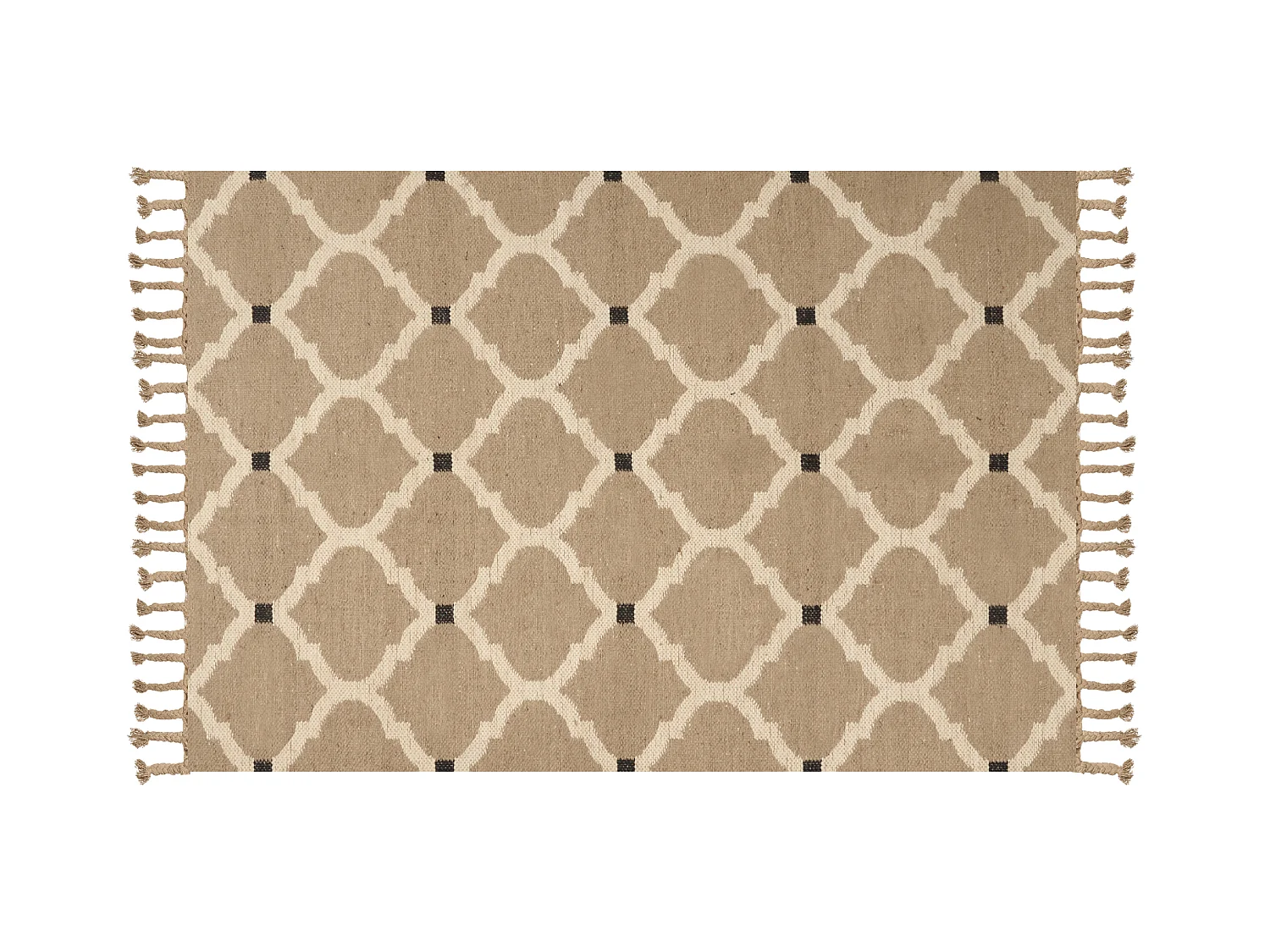 Tapis ORENCIK Beige 160 x 230 cm Jute