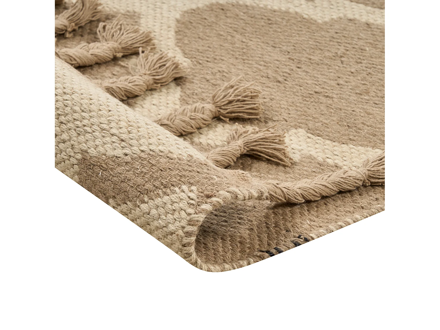 Vloerkleed ORENCIK 160 x 230 cm Jute Beige