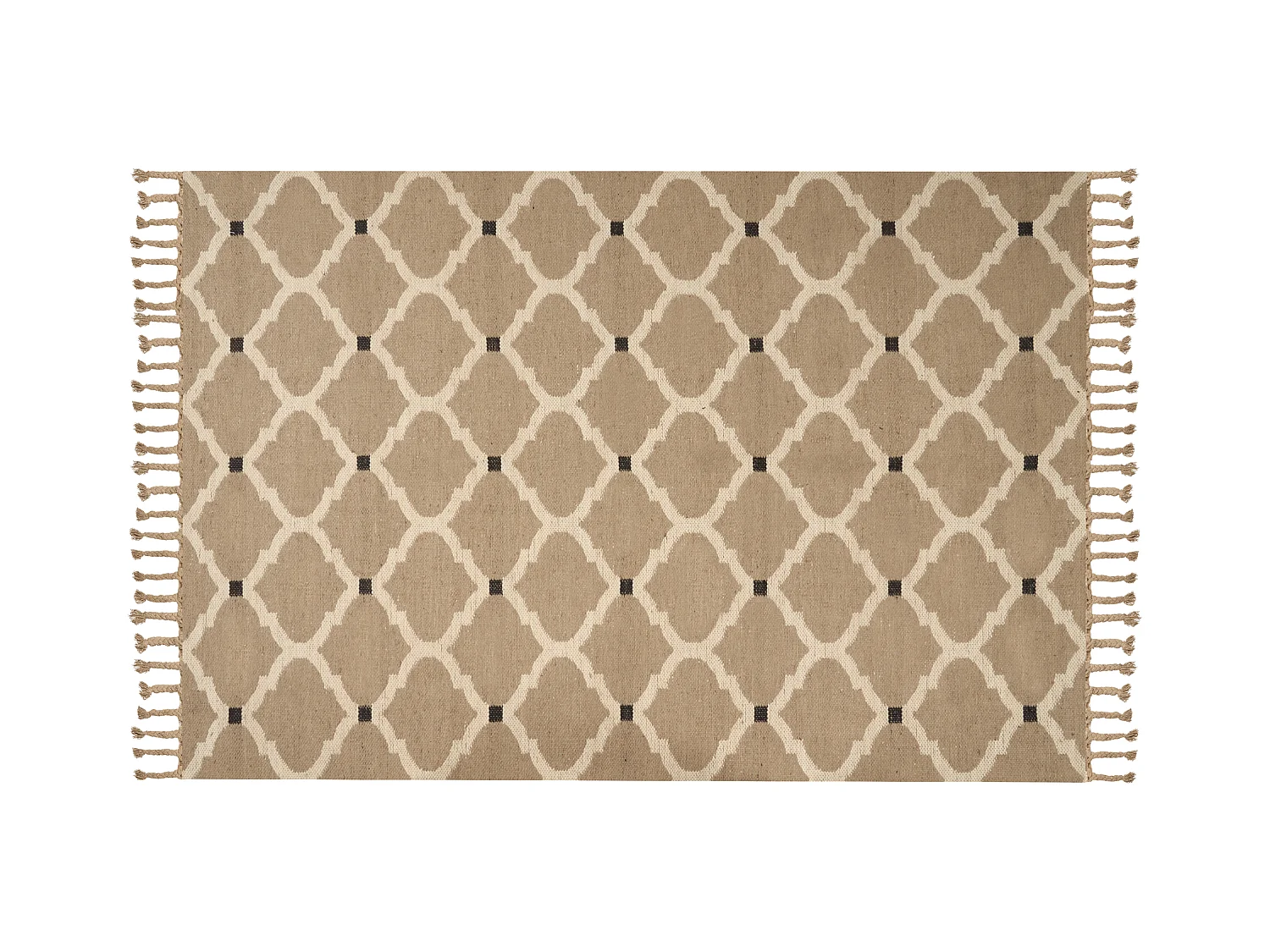 Vloerkleed ORENCIK 200 x 300 cm Jute Beige