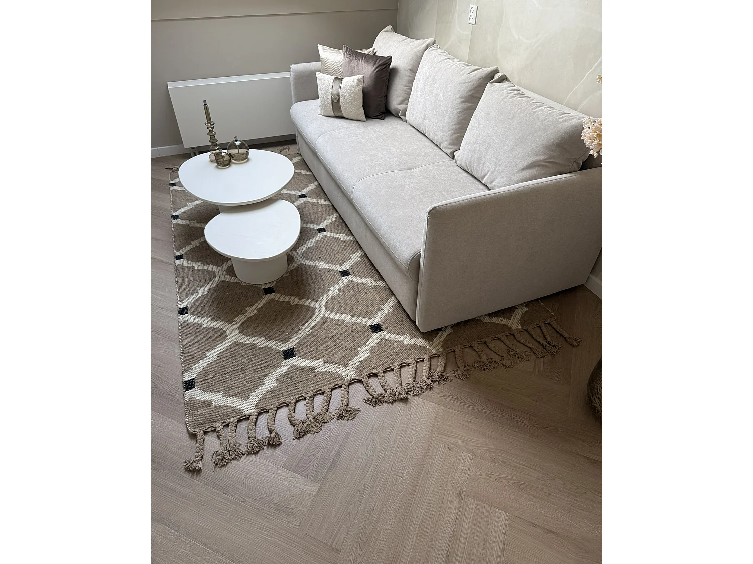 Tapis ORENCIK 200 x 300 cm Jute Beige