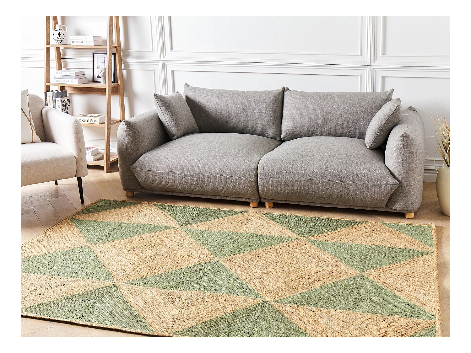 Tapis CALIS 160 x 230 cm Jute Beige