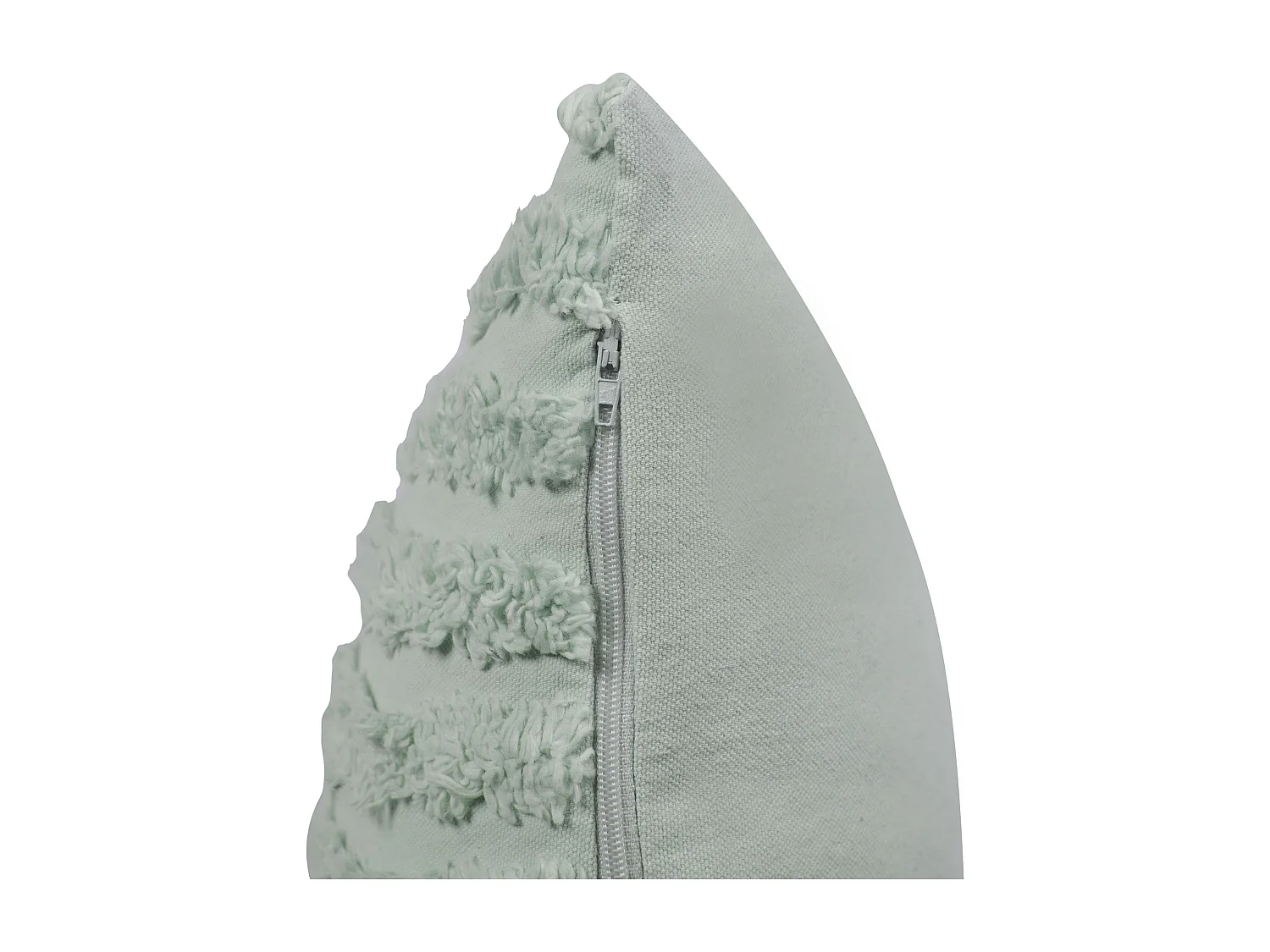 Conjunto de 2 almofadas decorativas TELLIMA Algodão 45 x 45 cm Verde menta Padrão geométrico