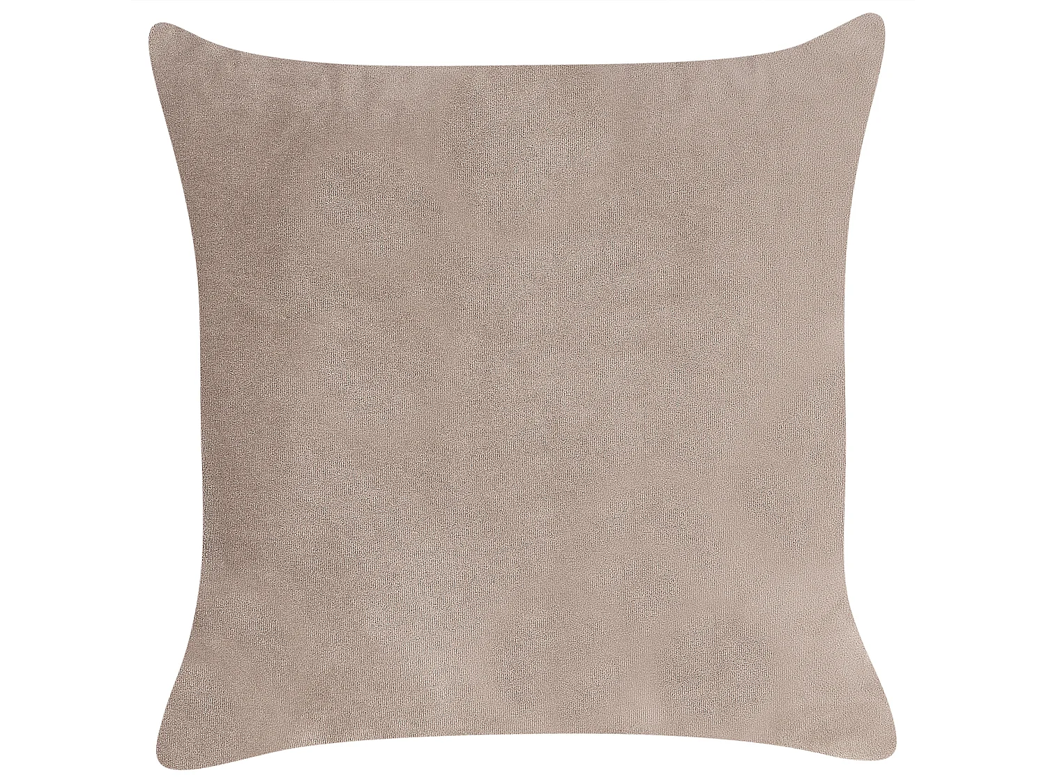 Linkszijdige chaise longue CHAUMONT Fluweel Taupe