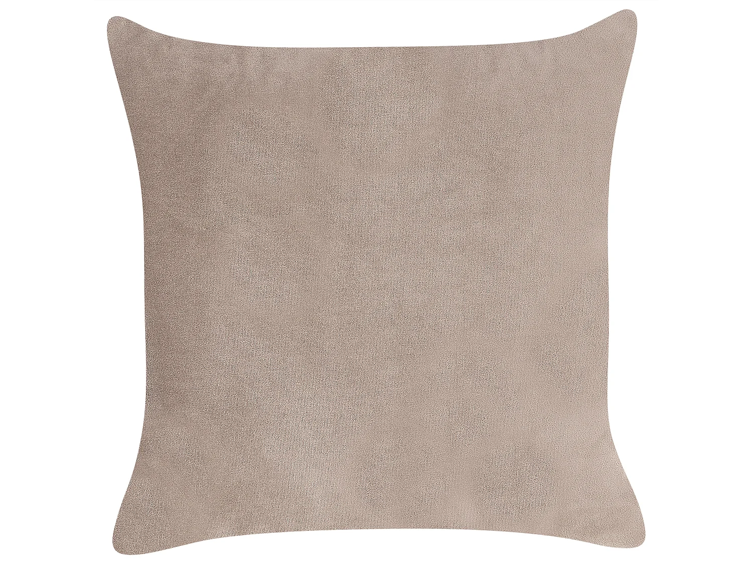 Linkszijdige chaise longue CHAUMONT Fluweel Taupe