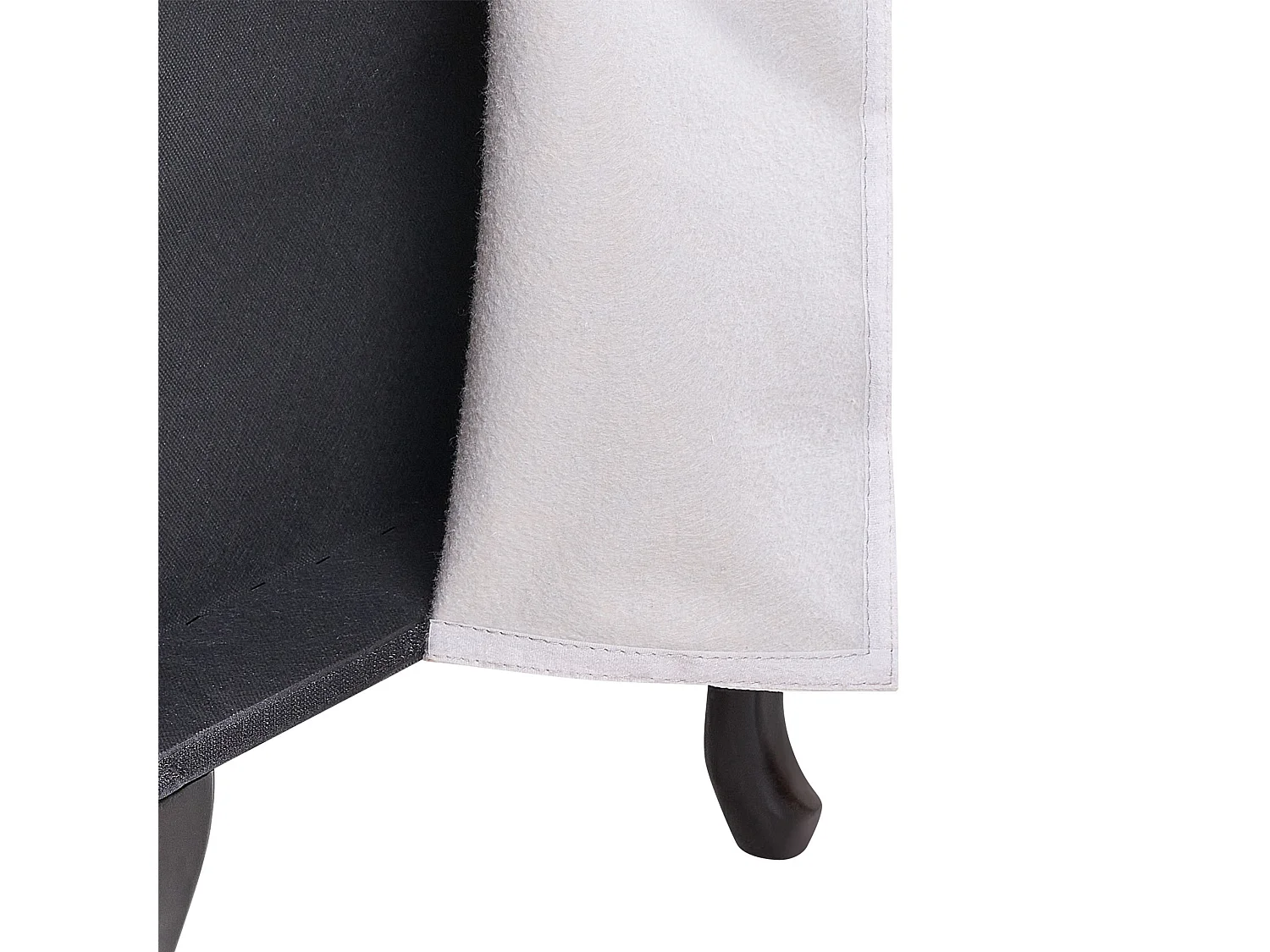 Chaiselongue linksseitig Samt blau grün Lehne Bettkasten Dekokissen Pessac