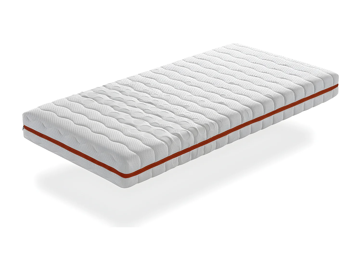 Matelas 100X200 LIT ENFANTS Epaisseur 18 CM ZAFIR SPRING, Ressorts ensaches, Dehoussable, ideal pour lits gigognes, lit cabane et Montessori