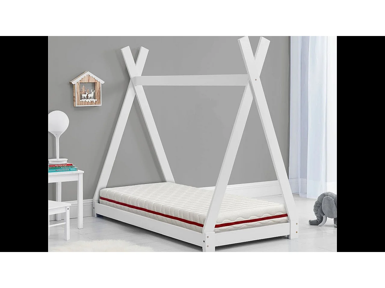 Matelas 90X200 LIT ENFANTS Épaisseur 18 CM ZAFIR - Mousse, Antiacarien et Déhoussable, idéal pour les lits gigognes et lit cabane