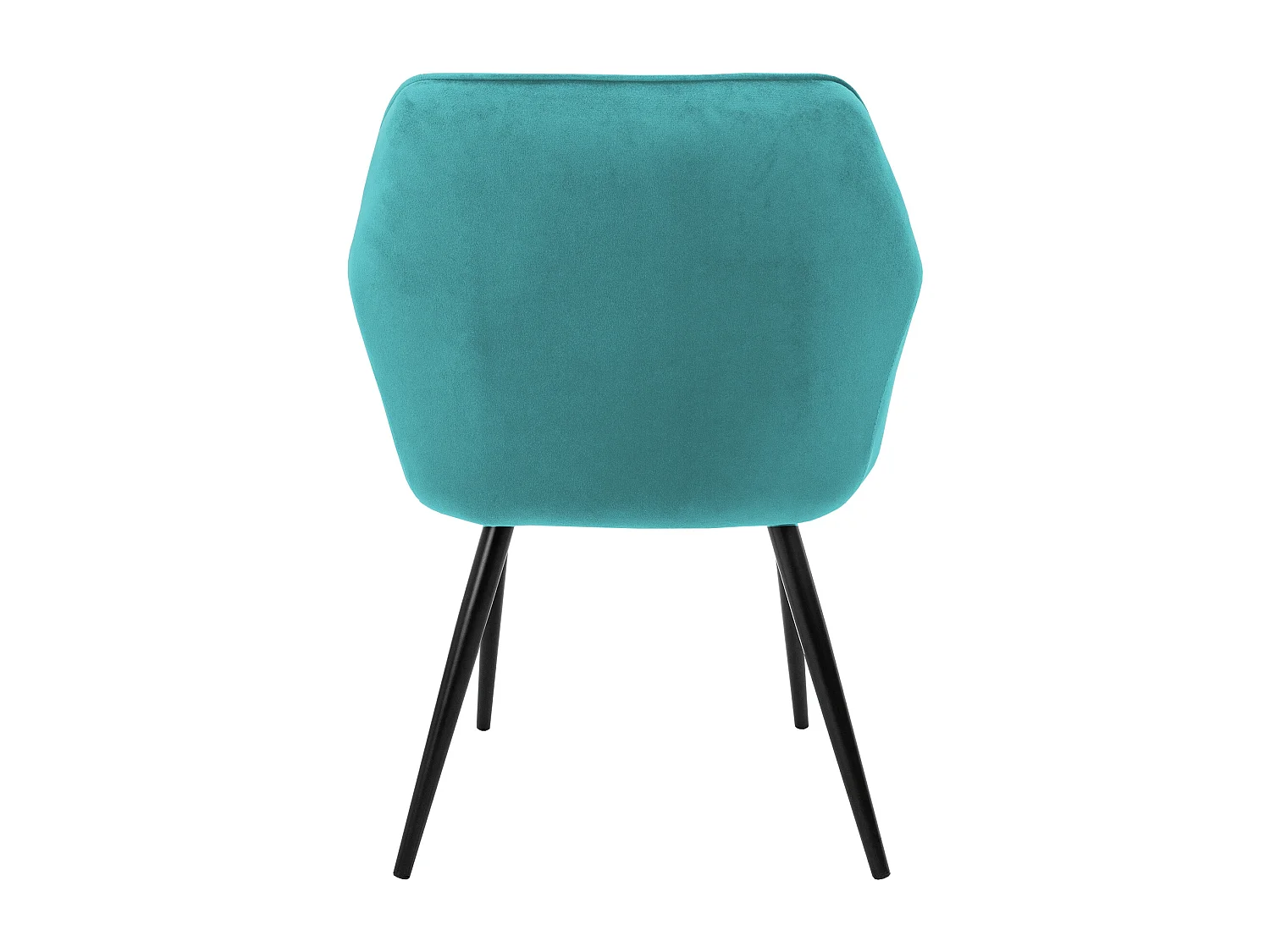 Lot de 8x chaises de salle à manger rembourrée en velours fauteuils pétrole