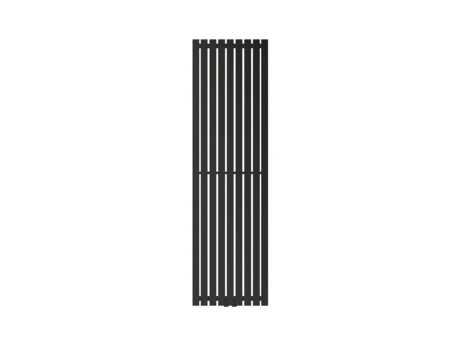 LuxeBath Radiateur design Stella 1600 x 480 mm, noir mat