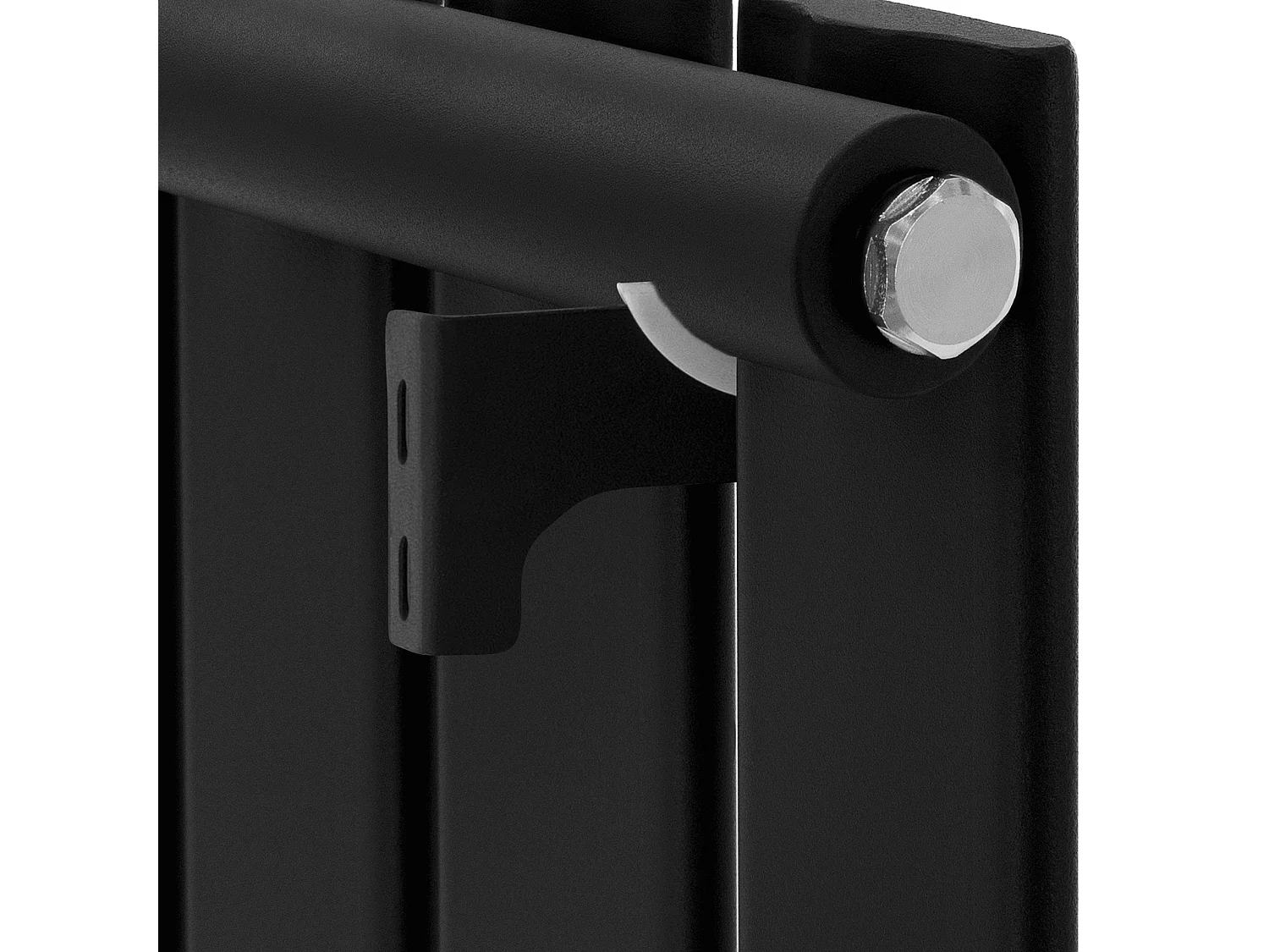 LuxeBath Radiateur design Stella 1600 x 480 mm, noir mat