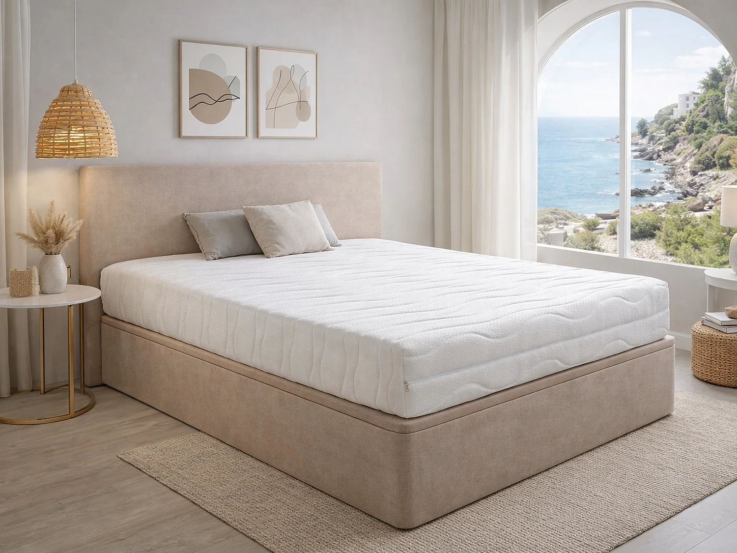 Matelas à ressorts ensachés DORMISSIMO CONFORT SOFT 160x190 - Hauteur 22 cm