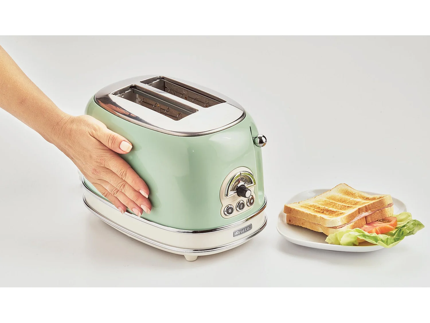 Ariete Grille-pains 2 fentes 810w verde - 155/2