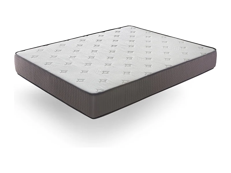 Matratze 160X200 SPRING BASIC - H3 - Hohe 25 CM - Ergonomische und mittelfeste Taschenfederkerne
