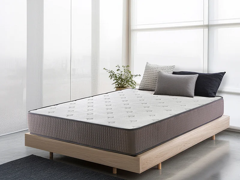 Matelas 90X200 SPRING BASIC Épaisseur 25 cm – Ressorts ensachés-Ergonomique