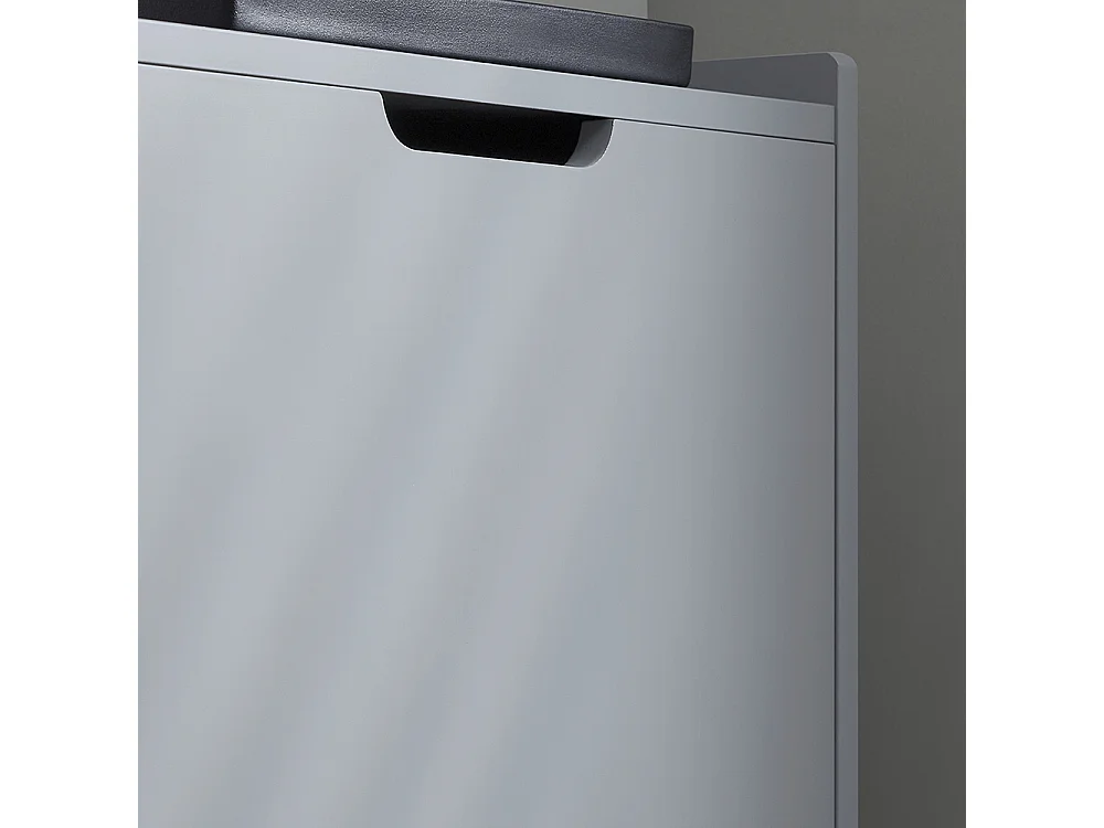 Zapatero Estrecho con 3 Solapas Organizador para Zapatos de Entrada 50 x 19 x 129 cm Gris FSR151-H-HG SoBuy ES