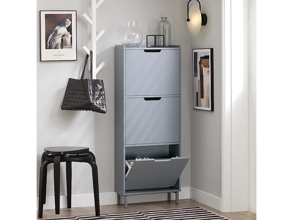 Szafka na buty z 3 drzwiami FSR151-H-HG