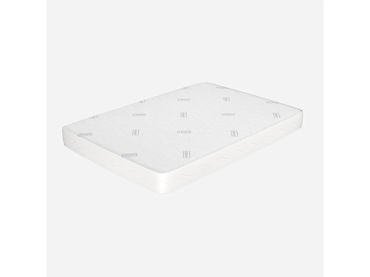 Matelas 120x200 Hauteur 16 cm - Revêtement Silver, Waterfoam | Levante H16