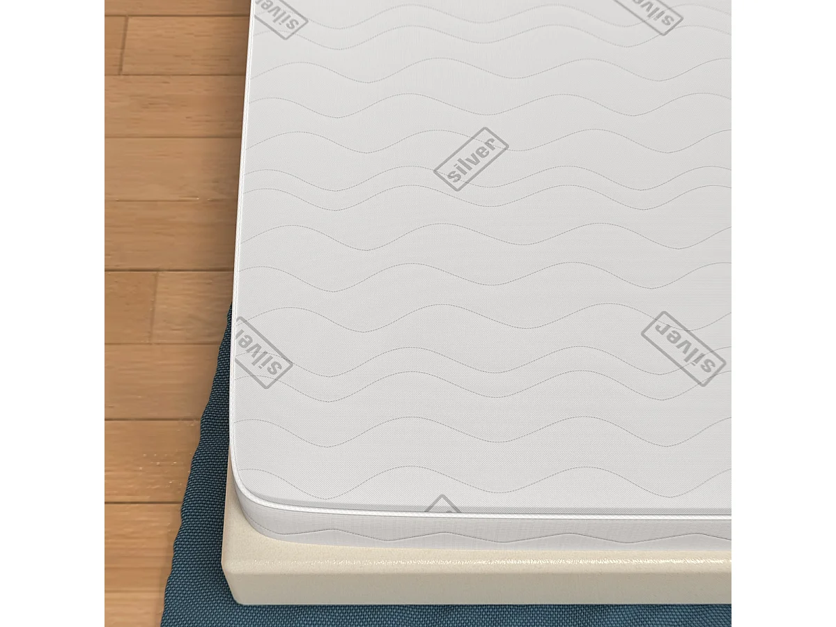 Matelas 120x200 Hauteur 16 cm - Revêtement Silver, Waterfoam | Levante H16