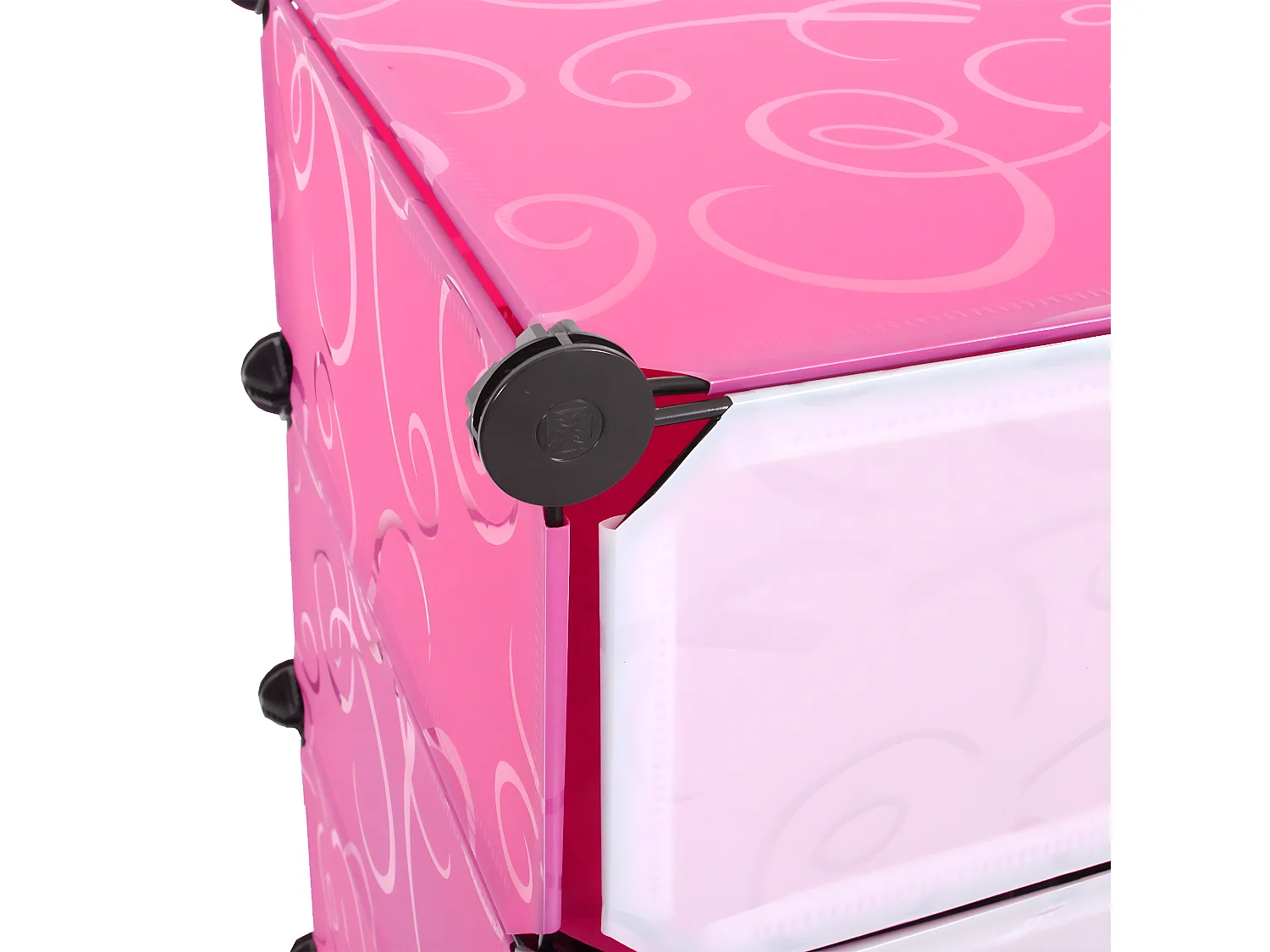 Armoire à chaussures MCW-B66, 8 compartiments,  rose