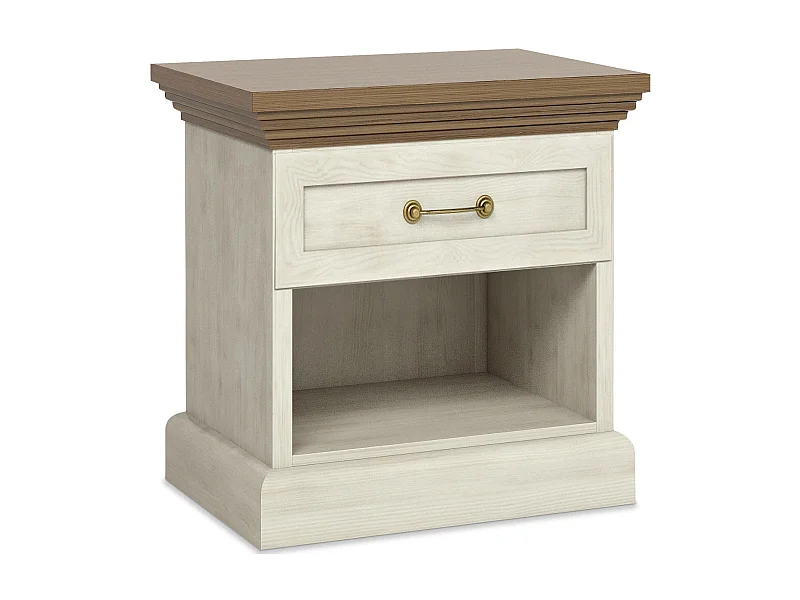 Nachttisch - Cremeweiß - ARVEN