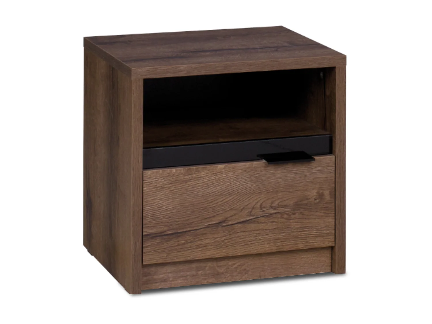 Nachttisch - Dunkelbraun - MERO