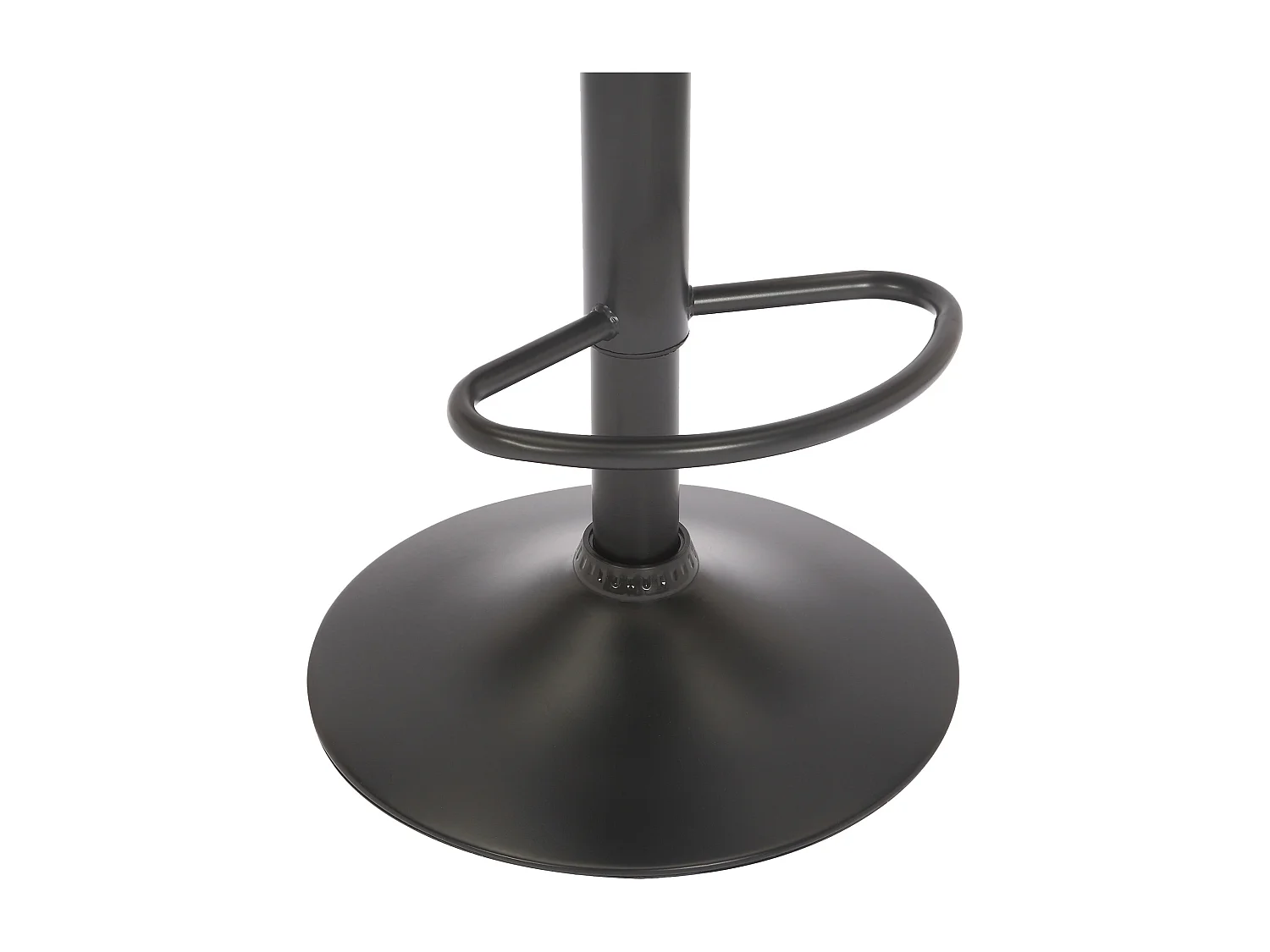 Lot de 2  Tabouret de bar - Velours & Métal noir mat - Marron - Jamie