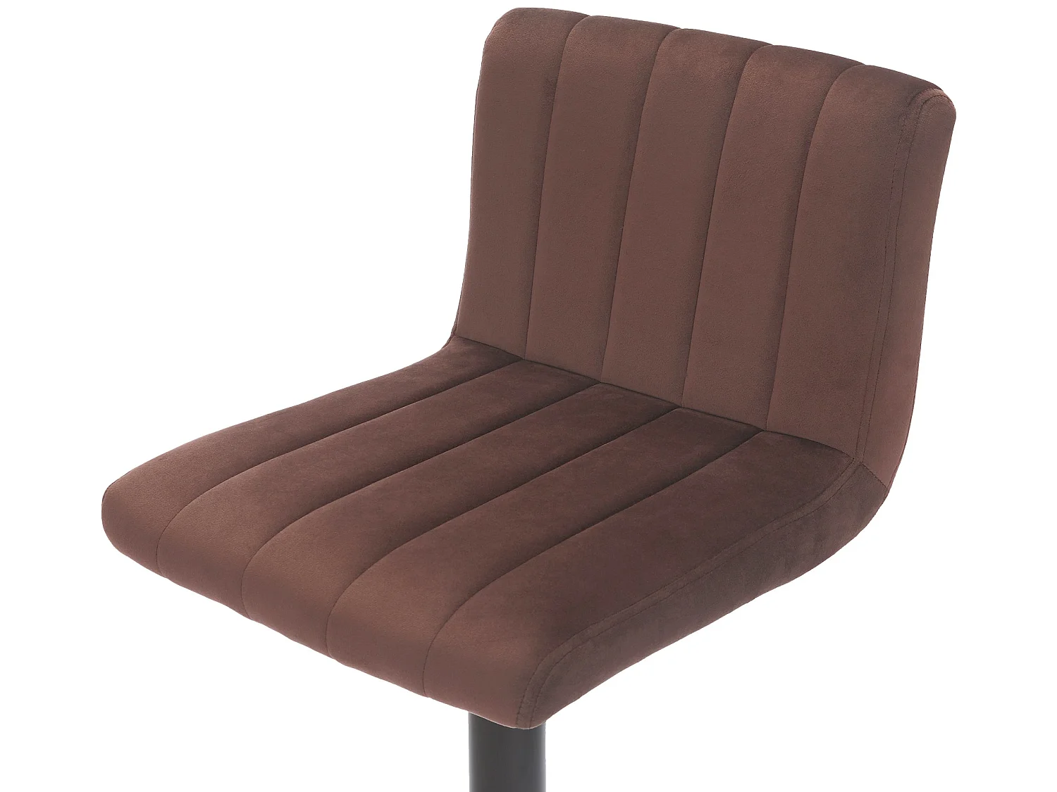 Lot de 2  Tabouret de bar - Velours - Marron - Jamie