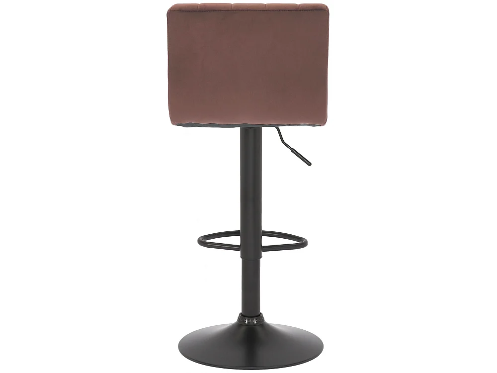 Lot de 2  Tabouret de bar - Velours - Marron - Jamie