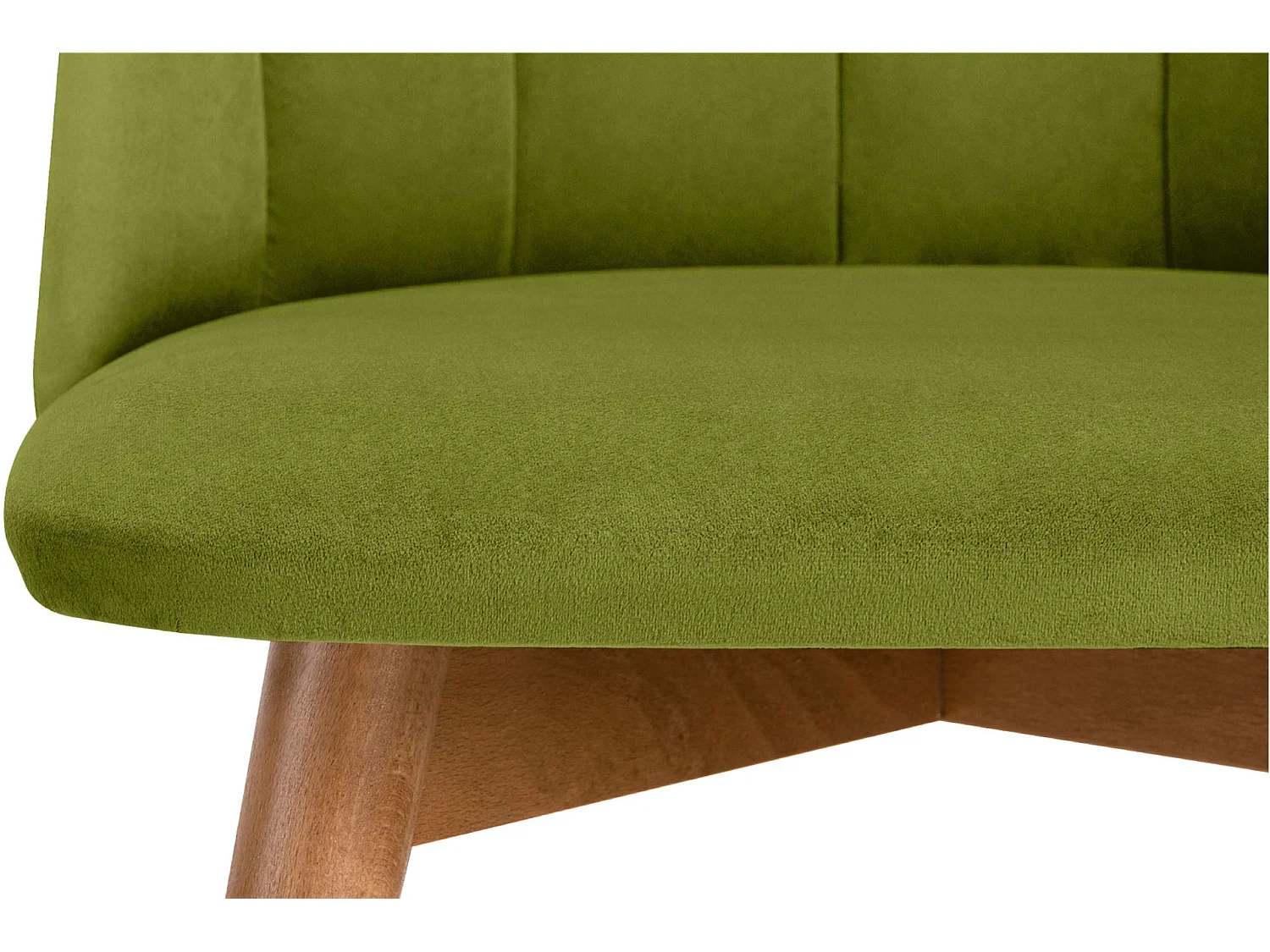 Esszimmerstühl (2er-Set) - oliv / eiche hell - BAKERI