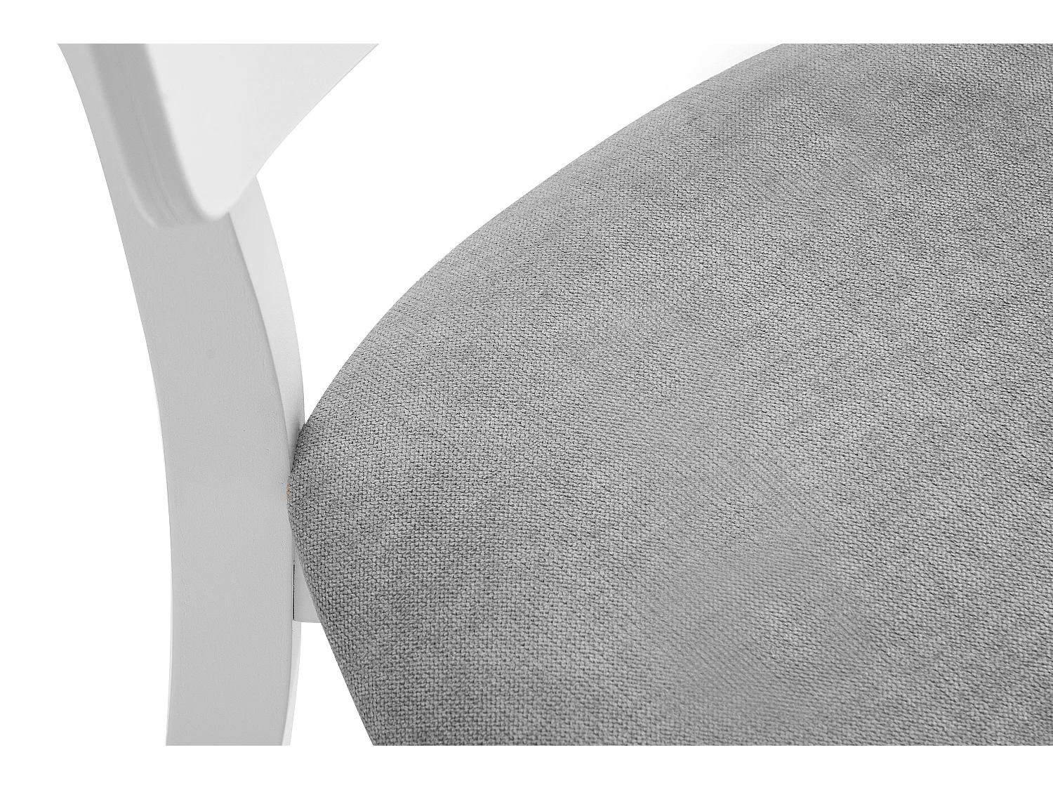 Esszimmerstuhl (2-tlg) - Grau/Weiß - TANER